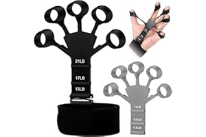 FALUBS Grip Strength Trainer,Gripster,Finger Strengthener，Hand Grip Strengthener,Hand Exercisers for Strength,Finger Exerciser & Hand Strengthener,forearm strengthener
