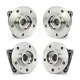Front Rear Wheel Bearing & Hub Assembly Kit For