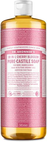 Dr. Bronner's Cherry Blossom Pure Castile Liquid Soap 945ml