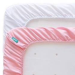 Baby Bassinet Sheets 4 Pack Compatible with