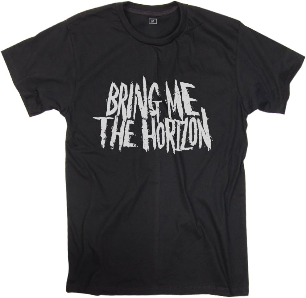 ShirtInspire Women's BMTH Bring Me the Horizon Unisex Black T-Shirt Tee Small
