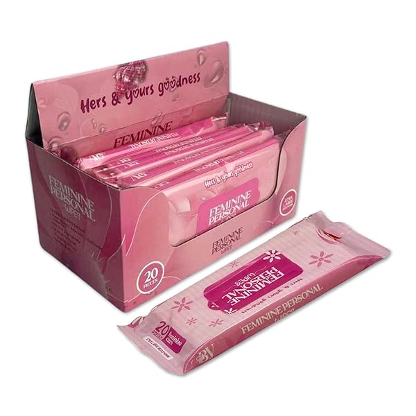 LEAF ULTIMATE FEMININE CARE, EXTRA-LARGE WIPES FOR WOMEN, PH BALANCE FEMININE WIPES WITH NATURAL INGREDIENTS, TRAVEL-FRIENDLY, ALCOHOL-FREE, ECO-FRIENDLY PERSONAL CLEANSING WIPES