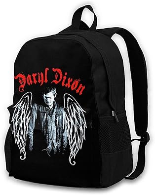 Amazon ウォーキング デッド Daryl Wings Walking Dead リュックサック リュック バックパック ショルダーバッグ スクールバックパック メンズ レディース 2way ビジネスリュック 大容量 学生 通勤 通学 旅行 アウトドア おしゃれ 人気 Tonickzilla メンズ