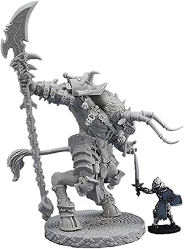RPR77376 Bones Minotaur Demon Lord Miniature Reaper