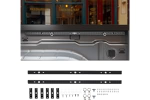 Dattumar Truck Bed Rail System Compatible with 2022-2025 2026 Nissan Frontier Side Rail 5FT Cargo Management Track Aluminum Alloy Truck Bed Tie-Down System 2pcs Bed Track 2024 Frontier Accessories