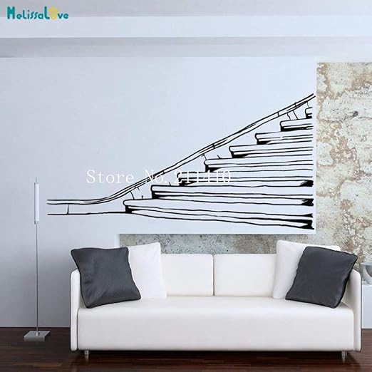 Zhuziji Etiqueta De La Pared 3d Escalera Parada Vinilos Paredes