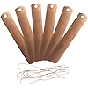 KINGLAKE 20 Pcs 4 Inch Long Copper Plant Tags with Copper Ties Tree Tags Labels Re-Usable Garden Plant Labels