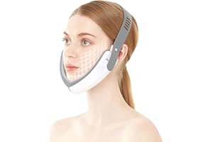 BAIFUDUO Aimanfun Vface Pro,Face Belt with Red Blue Light, Face Massager with LCD Remote Control for Women Face Chin Jawline, Gift for Women