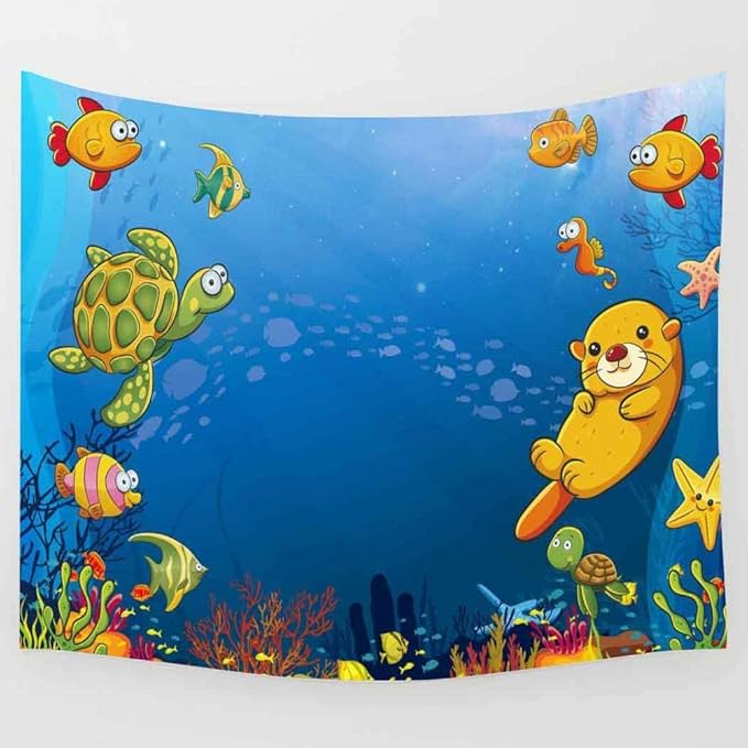 AdoDecor Tapiz de Dinosaurio del período Jurásico, Tapiz de Oso de