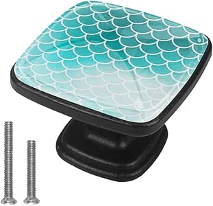 Paquete de 4 perillas de tocador, manijas cuadradas para cajones con