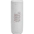 JBL Flip 6 - Portable Bluetooth Speaker, powerful sound and deep bass, IPX7 waterproof, 12 hours of playtime, JBL PartyBoost for multiple speaker pairing for home, outdoor and travel (White)