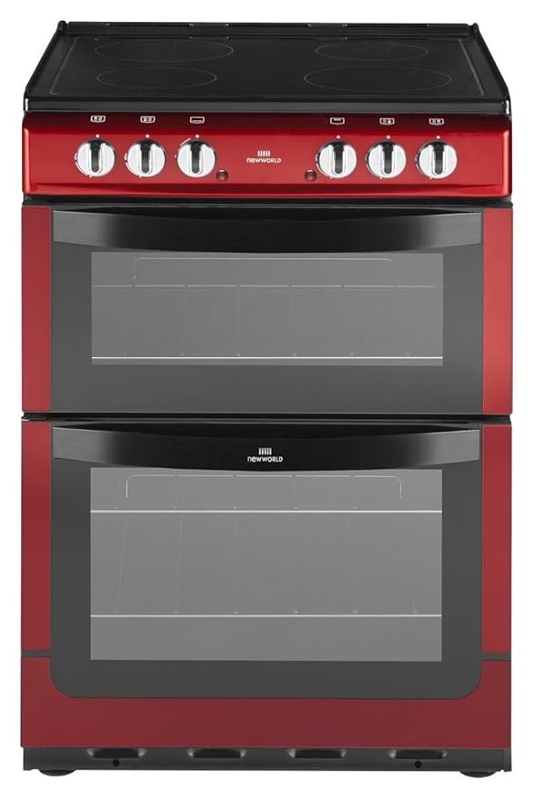 New World NW601EDO Freestanding Induction Hob Red Kitchen