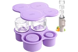 Ice Cube Tray for Stanley Cup: GGUW Tumbler Ice Tray - Cylinder Ice Cube for Stanley Cup - Hollow Ice Cube Tray