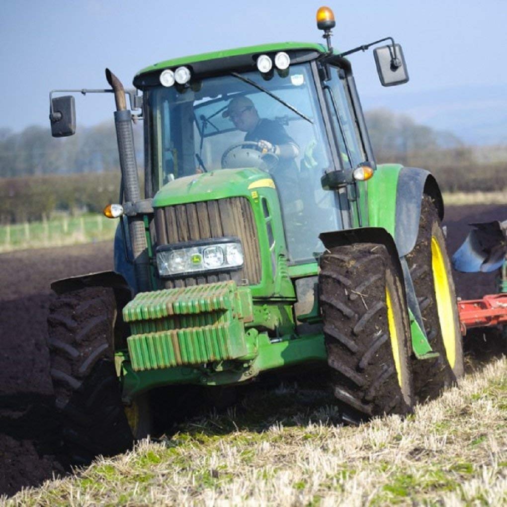 "Noisy Green Tractor" greeting card with engine sound inside. Great gift for farmers and diesel heads