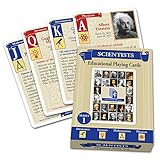 VedaCard Scientists Series 1 Educational Playing Cards - Deck for Home, School or Game Night - Have Fun Learning History