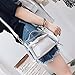 Yocatech Clear Crossbody Messenger Shoulder Bag Purse for Women Adjustable Strap, NFL Stadium Approved (Grey (2 bags))
