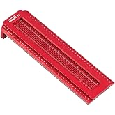 Woodpeckers Saddle T-Square, 8 Inch, Wraps Around Work Edge, USA Made Woodworking Square with Scribing Guides