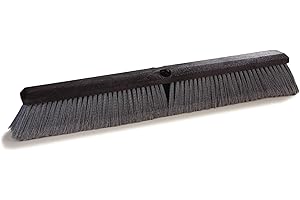 Carlisle 3620481823 Flo-Pac Plastic Block Flagged Floor Sweep, Polypropylene Bristles, 3" Trim x 2-1/2" Width, 18" Length, Gr
