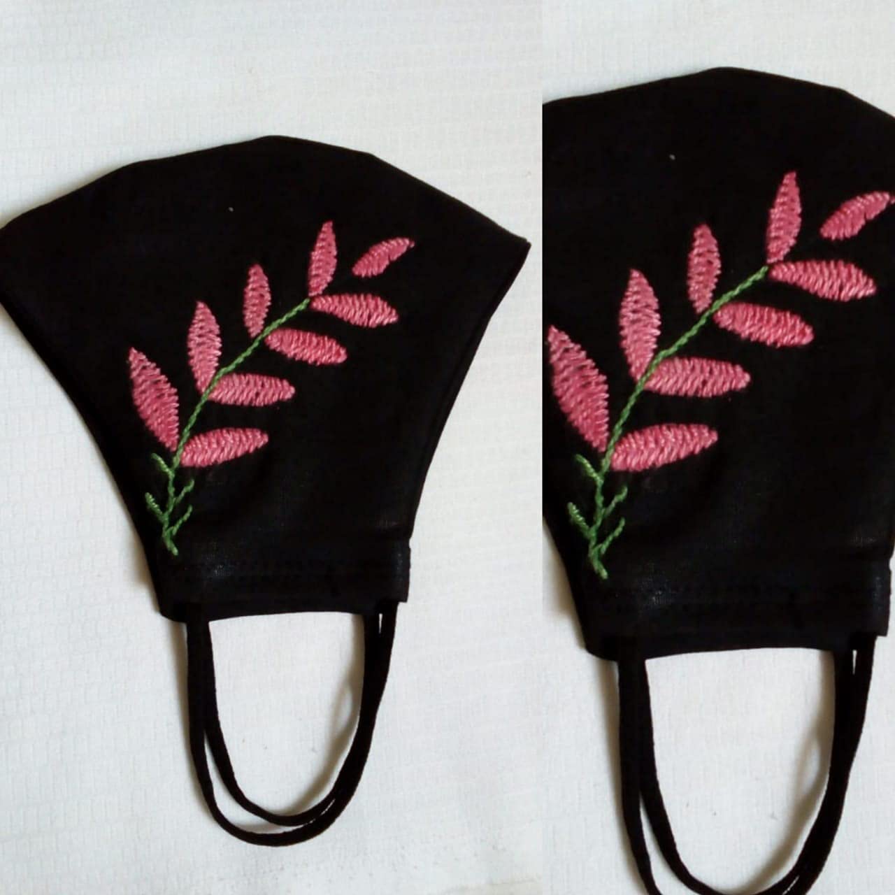 Simple Hand Embroidery Face Mask Amazon.in Clothing & Accessories