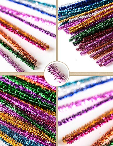 Pipe Cleaners Chenille Stems for DIY Art Craft 6 mm x 12 Inch 100 Pieces
