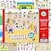 Jar Melo Reusable Sticker Pad; City Park; 5 Scenes and Over 145 Stickers; Separated Scenes