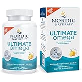 Nordic Naturals Ultimate Omega, Lemon Flavor - 90 Soft Gels - 1280 mg Omega-3 - High-Potency Omega-3 Fish Oil Supplement with EPA & DHA - Promotes Brain & Heart Health - Non-GMO - 45 Servings