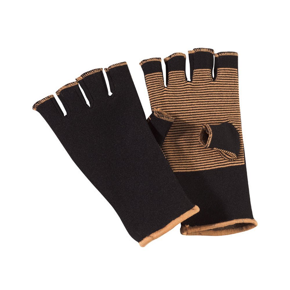 Copper Bamboo Compression Therapeutic Arthritis Pain Relief Support Gloves Improve Mobility