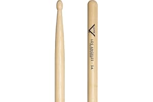 Vater Los Angeles 5A Wood Tip Hickory Drum Sticks, 3 Pair (VS3P5AW)