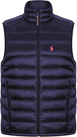 navy ralph lauren gilet