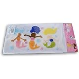 Summer Themed Mermaid Window Gel Clings - 23 Piece