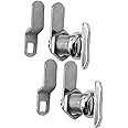 WOOCH 5/8" Thumb Operated Offset Cam Lock, RV Compartment Latch, Non-Locking Thumb Turn, for RV Compartment Camper Storage Door (2 Pack)