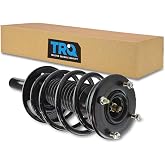 TRQ Front Left Strut and Spring Assembly Gas Charged Coil Spring | For 2008-2009 Ford Taurus X