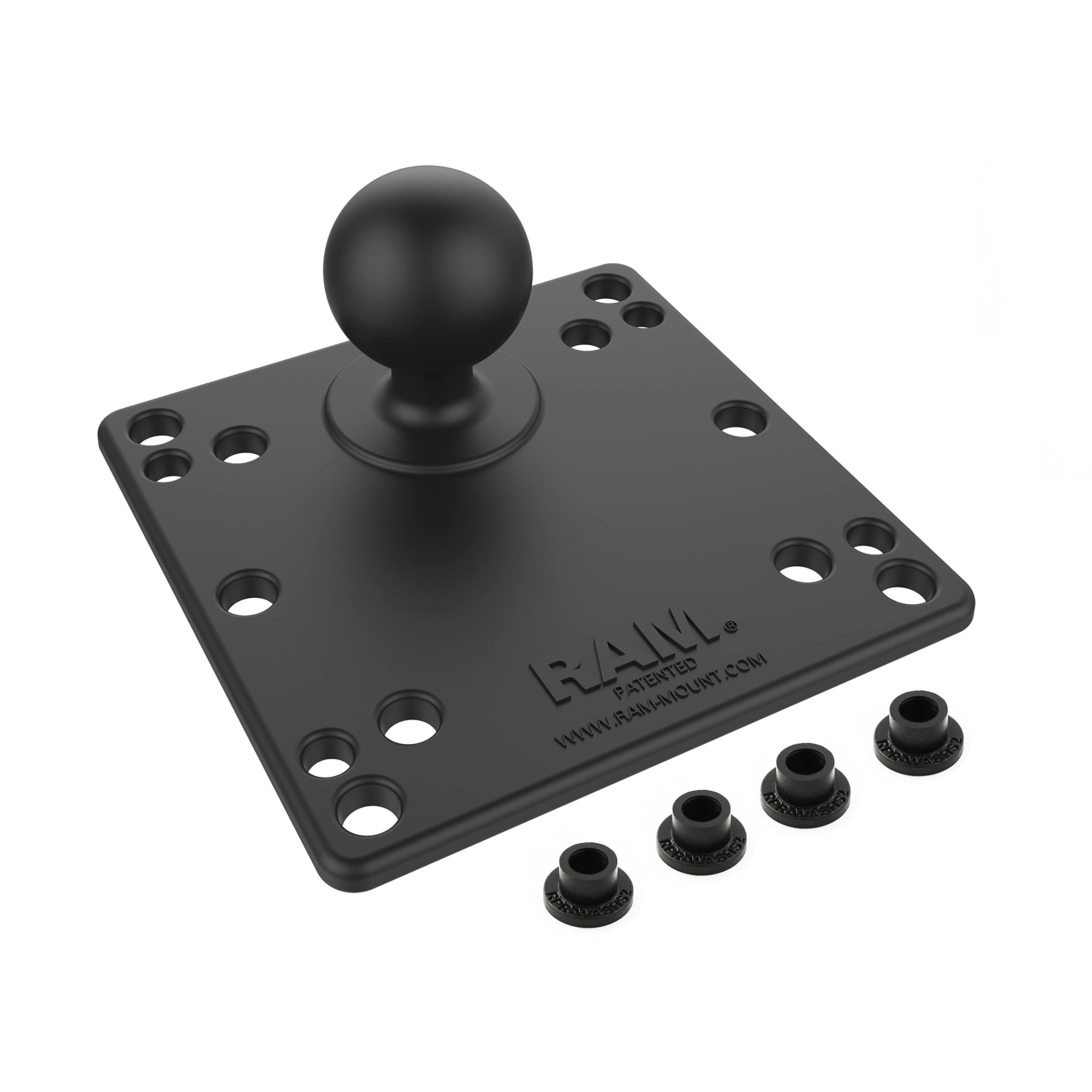 RAM MOUNTS 100x100mm VESA Mount Plate with C Size 1.5" Ball – RAM-246U | Secure Device Mounting