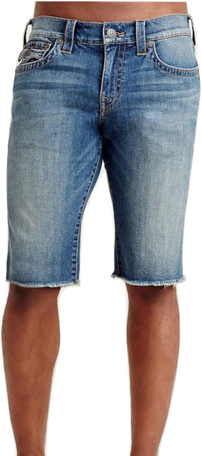 true religion men's denim shorts