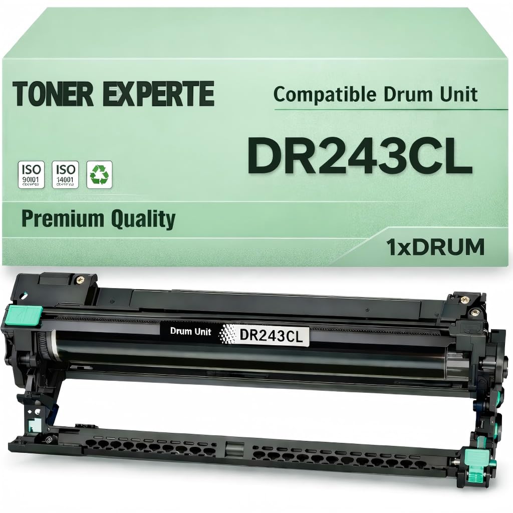 TONER EXPERTE Compatible DR243 DR-243CL Black Drum Unit, Up to 18,000 Pages, for Brother DCP-L3510CDW DCP-L3550CDW HL-L3270CDW MFC-L3770CDW