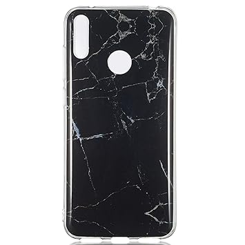 Lomogo Huawei Y7 2019/Y7 Pro 2019 Case Soft Silicon Case Shockproof Anti-Scratch Marble Case Cover for Huawei Y7 Prime 2019/Y7Pro 2019 - LOYHU190238 L10