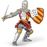 Papo - Realistic Tournament Knight Figure Toy for Kids - Ages 3+ - Fantasy &amp; Medieval Collection - Creative Play Medieval Battle - Gift Idea Toy for Girls and Boys - 3.2 in X 1.9 in X 3.5 in