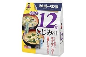 MIYASAKA JOZO USA INC Miyasaka Instant Miso Soup with Clams (12 miso soup packets) Made in Japan