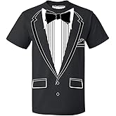 Promotion & Beyond Tuxedo (Black) with Pocket Square Ceremony Men's T-Shirt