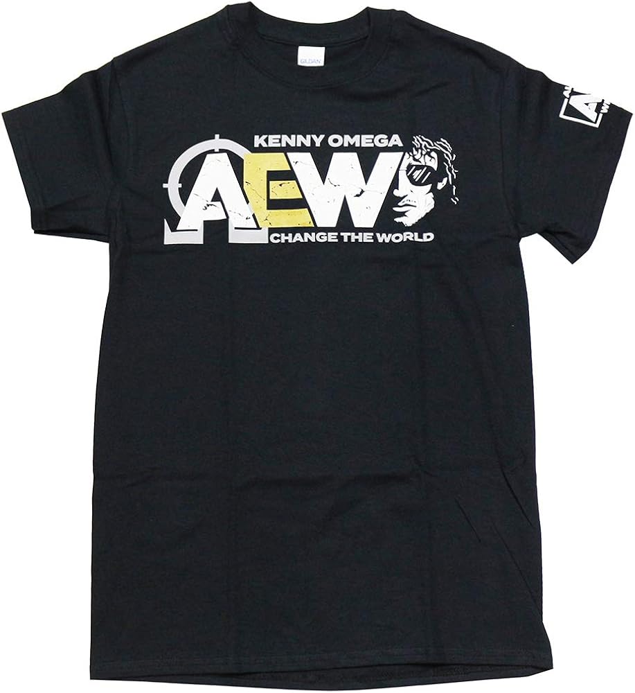 Amazon Aew Kenny Omega ケニー オメガ Change The World ブラックtシャツ 並行輸入品 Tシャツ カットソー 通販