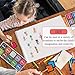 Ink Stamp Pads, Finger Ink Pads for Kids 20 Colors, Washable Craft Stamp Pad DIY Color for Rubber Stamps, Paper, Scrapbooking, Wood Fabric, Best DIY Gift for Kids by AODOOR