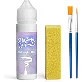 1DFAUL 60ml Masking Fluid for Watercolor Painting, Art Watercolor Masking Fluid Precise White Space, Easy Peel-Off, Water Bas