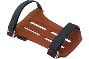 YINETTECH Outdoor Archery Arm Guard Archery Protective Gear Outdoor Arm Guard with Reverse Hair Suitable for Traditional Arch