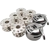 ckpsms Brand -#BC-HZ3(NS)-B 2PCS+2518 6PCS 2-Bobbin Case,6-Bobbins Compatible with White Sewing Machine