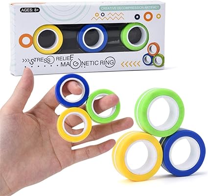 magnetic finger spinner