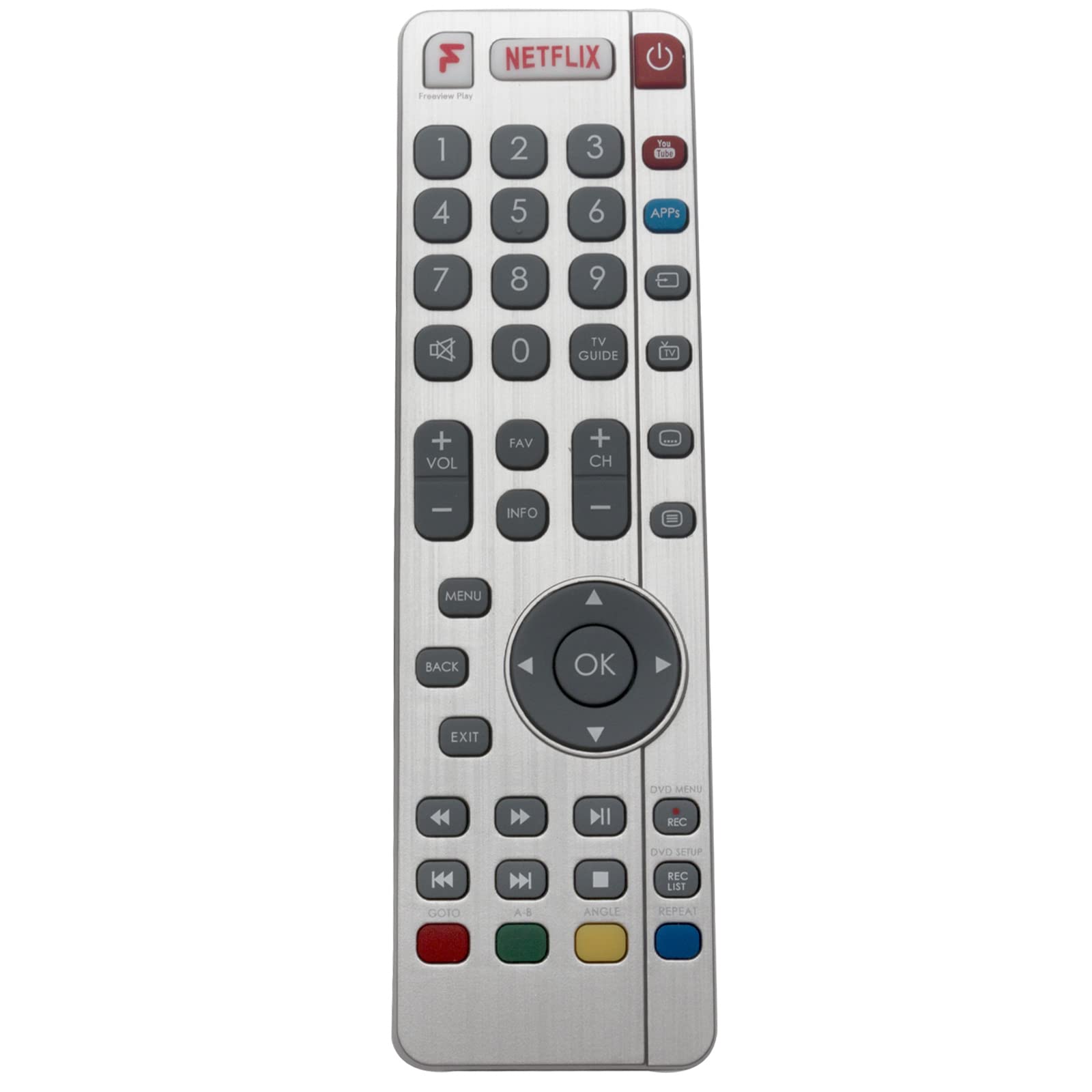 SHWRMC0122 Replace Remote fit for Sharpp TV LC-43CFG6241KF LC-49CFG6241KF LC-55CFG6241KF LC-55CUG8062K LC-65CUG8062K