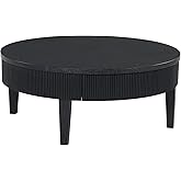 Signature Design by Ashley Marstream Modern Coffee Table with 4 Legs, Black