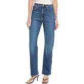 Madewell Women's The '90s Straight Jeans in Rondell Wash: Crease Edition