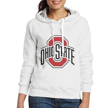 Amazon.com : Ohio State Buckeyes Women's Pullover Hooded Hoodie Sweatshirt White : Sports & Outdoors