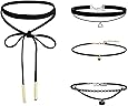 Milakoo Gothic Spike Necklace Donna Studded Choker Uomo Punk